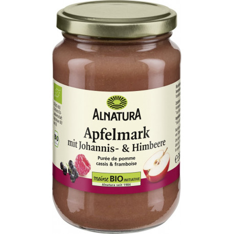 ALNATURA Purée de pomme cassis et framboise 360g