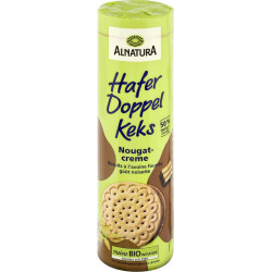 ALNATURA Biscuits à l'avoine fourrés noisette 330g