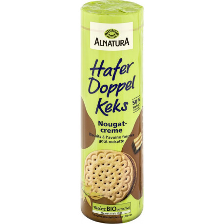ALNATURA Biscuits à l'avoine fourrés noisette 330g