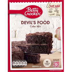 BETTY CROCKERS BETTY CROCKERS BETTY CROCKERS CROCKERS CROCKERS Préparation de Gâteau Chocolat BETTY CROCKERS 425g