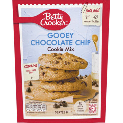 BETTY CROCKERS BETTY CROCKERS BETTY CROCKERS CROCKERS CROCKERS Préparation pour Cookie BETTY CROCKERS 200g