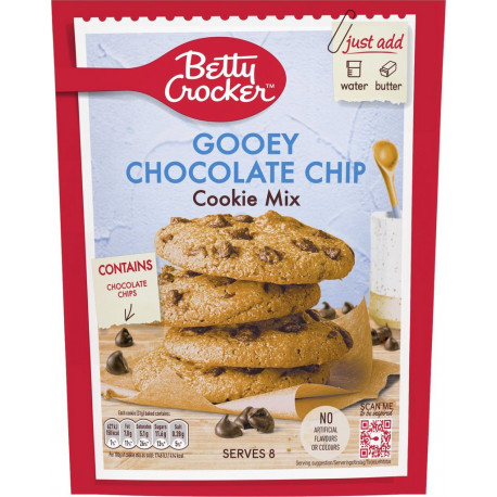 BETTY CROCKERS BETTY CROCKERS BETTY CROCKERS CROCKERS CROCKERS Préparation pour Cookie BETTY CROCKERS 200g
