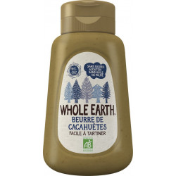WHOLE EARTH WHOLE EARTH WHOLE EARTH EARTH EARTH Beurre De Cacahuètes bio squeeze WHOLE EARTH 320g