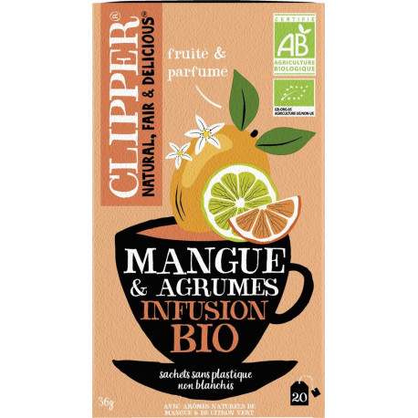 CLIP CLIP CLIP Infusion mangue et agrumes CLIP 36g
