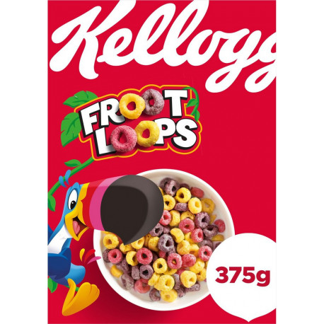 KELLOGG'S Céréales Froot Loops 375g