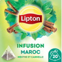 LIPTON Infusion Menthe Epices Maroc 20 sachets