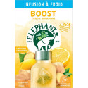 ELEPHANT Infusion à Froid Gingembre Citron Bien-être Sans Sucres 15 sachets