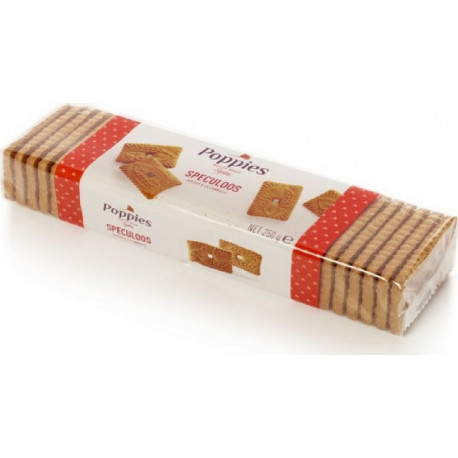 POPPIES POPPIES POPPIES Speculoos Biscuit à la Cannelle POPPIES 250g