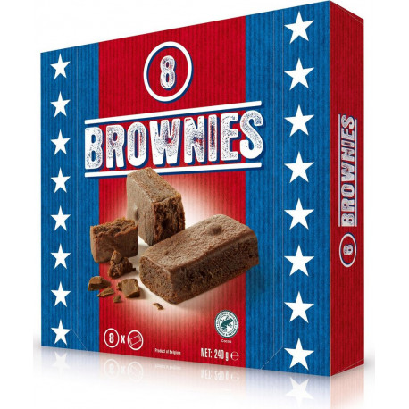 POPPIES POPPIES POPPIES Brownies Individuels POPPIES 8 pièces 240g