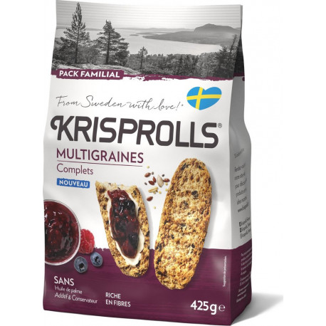 KRISPROLLS Tartines multi graines 425g