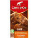 COTE D'OR COTE D COTE D'OR D'OR OR OR OR Tablette de Chocolat Lait Caramel Pointe de Sel COTE D'OR la tablette de 190g