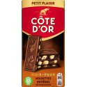 COTE D'OR COTE D COTE D'OR D'OR OR OR OR Tablette de chocolat noir noisettes COTE D'OR la tablette de 100g