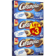 LU Biscuits sablés nappés au chocolat au lait Granola les 3 boîtes de 6 sachets 225g