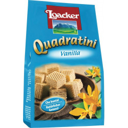 LOACKER Biscuits quadratini vanille 125g
