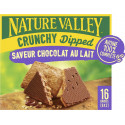 NATURE VALLEY Barres Céréales Crunchy Fins et Craquants Avoine Chocolat au Lait 140g