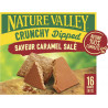 NATURE VALLEY Barre de céréales crunchy au caramel salé 8 barres