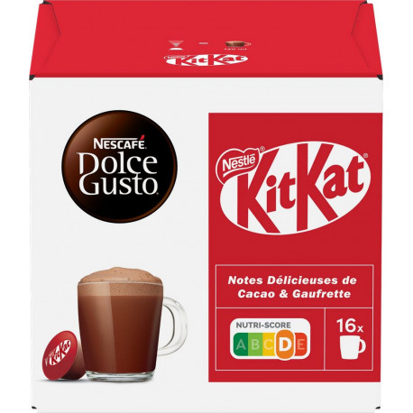 NESCAFE NESCAFE NESCAFE Chocolat Chaud Capsules KitKat Compatible Dolce Gusto NESCAFE 16 capsules
