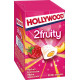 HOLLYWOOD Chewing gum 2 fruity framboise pêche sans sucres les 3 boîtes de 10 dragées