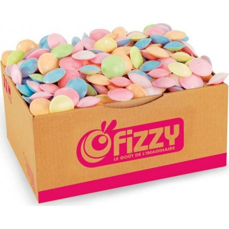 Fizzy Bonbons Soucoupes Scoopy Carton X3000 1,25g / Pcs