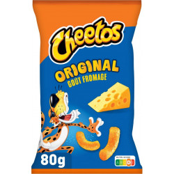 CHEETOS Biscuits apéritifs soufflés goût Fromage 80g