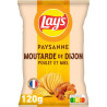 LAY Chips Recette Paysanne saveur Poulet moutarde de Dijon et Miel 'S 120g