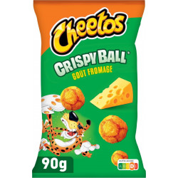 CHEETOS Biscuits apéritifs soufflés Crispy Ball goût Fromage 90g