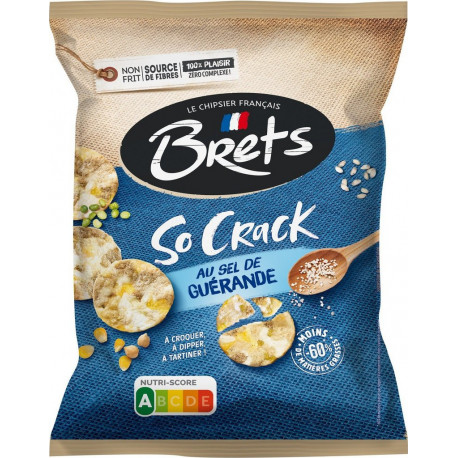 BRET Biscuit salé so crack sel de Guérande 'S 70g