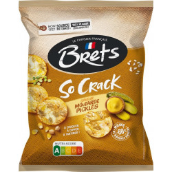 BRET Biscuit salé so crack moutarde pickles 'S 70g