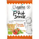 AGLINA Biscuits apéritif bio tomate basilic sans gluten 45g