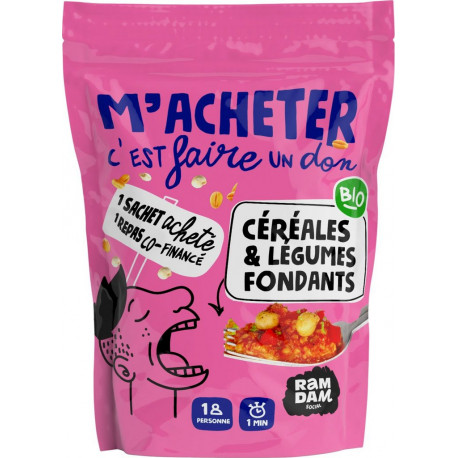 RAMDAM SOCIAL Céréales et Légumes Fondants Bio 250g