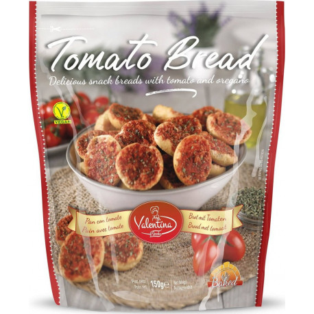 VALENTINA Biscuits apéritifs pain grillés tomates 150g