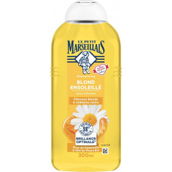LE PETIT MARSEILLAIS Shampoing Cheveux blonds à châtains clairs Camomille Bio et Miel Bio 300ml