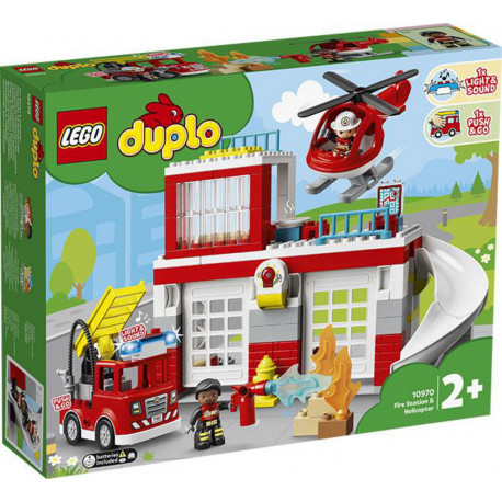 LEGO 10970 CASERNE HELICO POMPIERS DUPLO