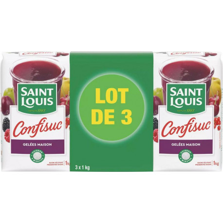 Saint Louis Confisuc Spécial Gelées 3x1Kg 3Kg