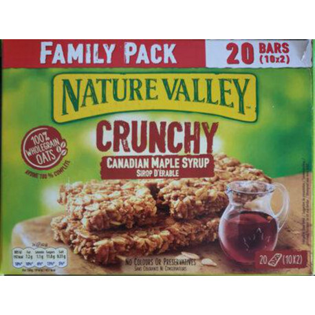 Nature Valley Barres céréales Sirop d'érable 420g