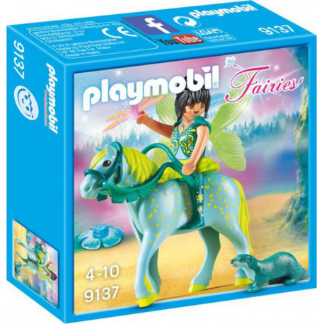 PLAYMOBIL 9137 Fairies - Fée Avec Cheval