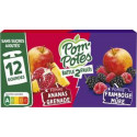 Pom'Potes Compote multivariétés Battle 2 fruits 12x90g