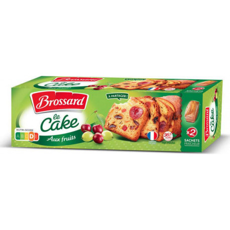 Brossard Cakes Fruits 2x250g