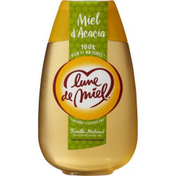 Lune de Miel 100% Pur et Naturel Miel d’Acacia 500g (lot de 4)