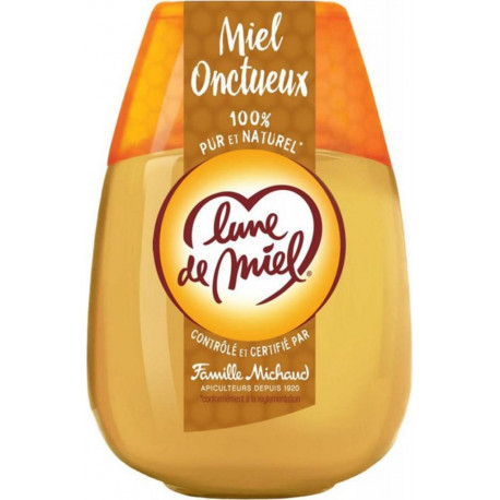Lune de Miel 100% Pur et Naturel Miel Onctueux 340g (lot de 4)