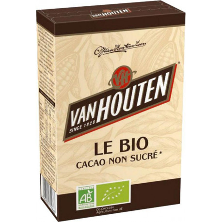 VAN HOUTEN CACAO non surcé BIO 125g