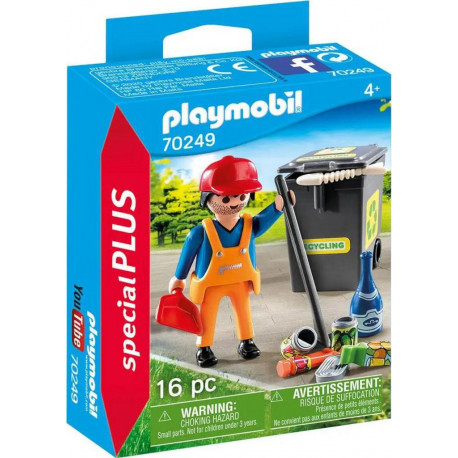 PLAYMOBIL 70249 AGENT D'ENTRETIEN