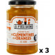 Les P'tites Tartines Lot 3x Confiture D'oranges De Corse Et Clémentine Pot 315g les 3 unités de 0.32Kg