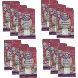Sainte Lucie Lot 12x Gélatine Alimentaire Sachet 12g les 12 unités de 0.01Kg