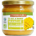 Ethiquable Purée mangue morceaux Pérou Bio 370g