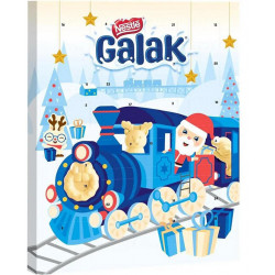 GALAK Calendrier de l'Avent Enfants Chocolat Blanc 85g