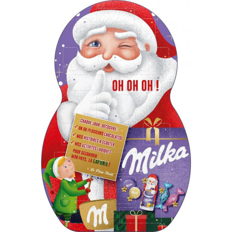 Milka Calendrier de l'Avent Enfants Chocolat au Lait 213g