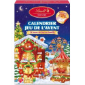 LINDT Calendrier Jeu de l'Avent Enfants Chocolat au Lait Teddy 191g