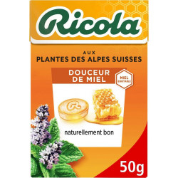 RICOLA DOUC.MIEL SS SUCR.50G