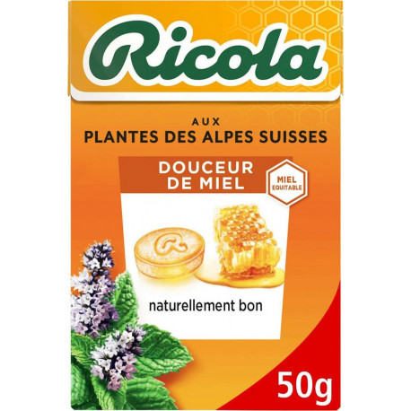 RICOLA DOUC.MIEL SS SUCR.50G